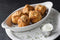 Comeaux's Crawfish Boudin Balls, 12ct. Ready to Eat, Breaded Cajun Boudin Sausage Bites,