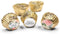 50ct Personalized Wedding Candy Favors Peanut Butter Cups Miniatures with DIY Stickers,