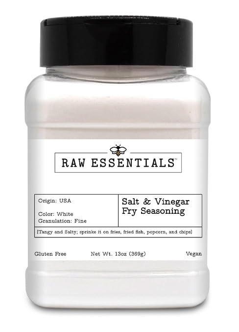 Gourmet Fries Seasoning, Salt and Vinegar Fry Seasoning, Great on Fries, Gluten Free and Vegan