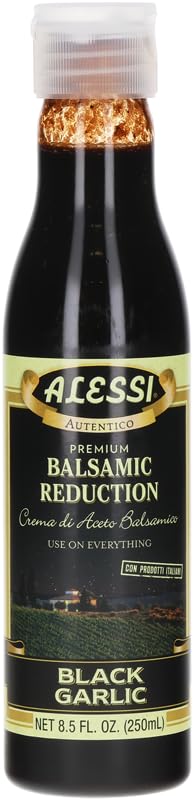 Alessi Balsamic Vinegar Reduction, Autentico from Italy, Ideal on Caprese Salad, Fruits,