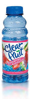 Clear Fruit 12 Pack Water 20 Ounce Bottles Non Carbonated Water Beverage (Strawberry Melon)