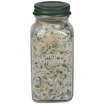 Simply Organic Garlic Salt 4.7 Oz (Pack of 3)
