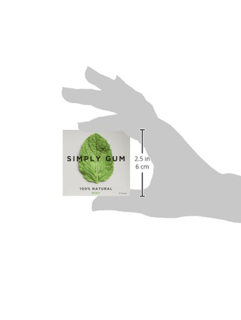 Simply Gum Variety Pack, Peppermint, Cinnamon, Ginger, Fennel, Maple, Coffee