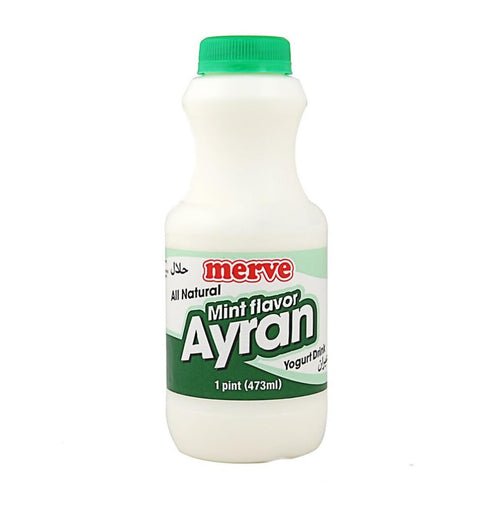 Generic Ayran Yogurt Drink w/Mint 473ml (3 Bottles)