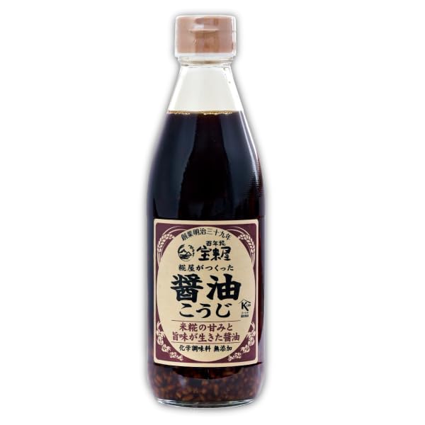JP Horaiya Koji Shoyu Japanese Soy Sauce with Domestic Rice Koji 340ml, Kosher