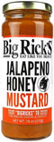 Seidigu Big Rick's Jalapeno Honey Mustard Sweet Full Flavored Zingy 18 oz. Jar