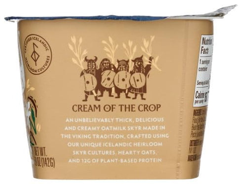 5 Icelandic Provisions, Yogurt Skyr Oatmilk Vanilla Bean, Ounce