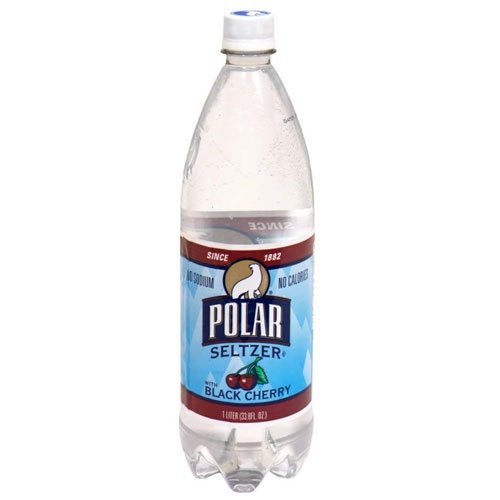 Polar Seltzer Black Cherry 1 Liter (6 Pack)