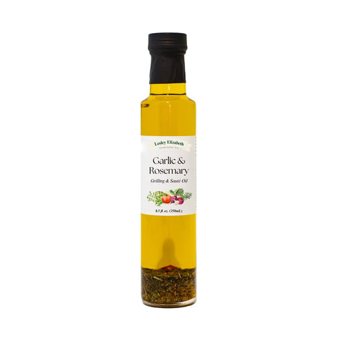 Lesley Elizabeth Garlic Rosemary Grilling & Saut Cooking Oil, 8.5 fl oz