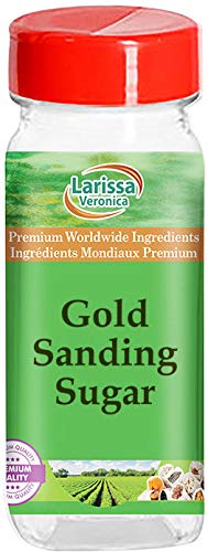 Larissa Veronica Gold Sanding Sugar (8 oz, ZIN: 528711) - 3 Pack