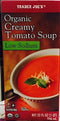 Trader Joe's Fair Trade Trader Joes Organic Creamy Tomato Soup Low Sodium Gluten Free