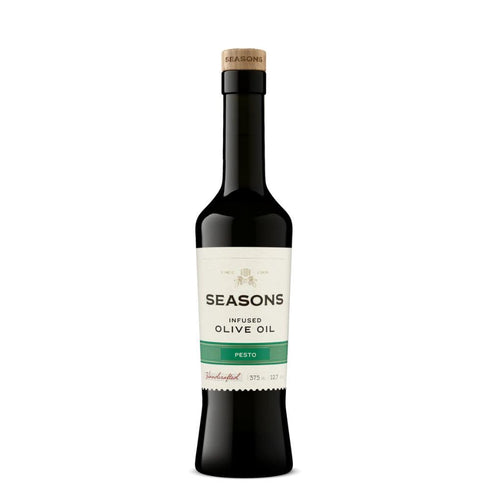 Seasons Pesto Infused Olive Oil Basil, Parmesan & Garlic Flavors, Perfect for