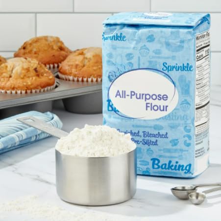 Generic 2 All-Purpose Wheat Flour, Pound Bag Fine Milled Baking Flour for Bread, Cakes, Cookies, bread, biscuits