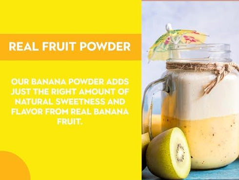 100% 10.5 (75 Ancient Roots Banana Powder - Pure & Natural, Non-GMO, Gluten-Free, No Sugar Added, ounces servings)