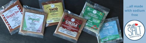 MySALT Caesar Seasoning and Salad Dressing Mix Sodium-Free Very Low Potassium