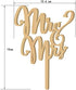 Mr and Mrs Rustic Wood Cake Toppers Wedding Anniversary Party Engagement Decoration