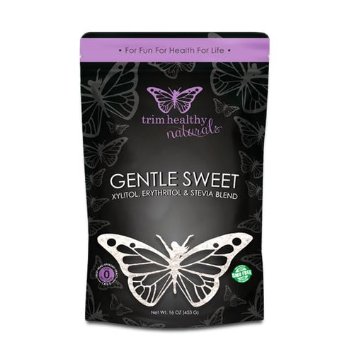 Trim Healthy Naturals Gentle Sweet, Xylitol Erythritol Stevia Blend, Sugar-Free Sweetener, 16