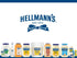 100% 1 128 oz, Pack 1 Hellmann's Extra Heavy Mayonnaise Jar, Extra Egg Yolk, Condiment for Sandwiches, Salads, Mayo