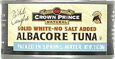 Crown Prince Albacore Tuna in Water No Salt Added (12 Ounce)
