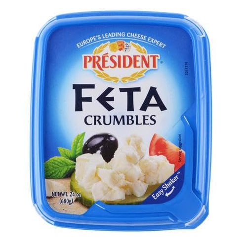 Generic 680 1.5 lb President Feta Crumbled Cheese g /
