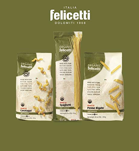 16oz (454g) 2 Pack Organic Felicetti Fusilli Pasta Italian Non-GMO