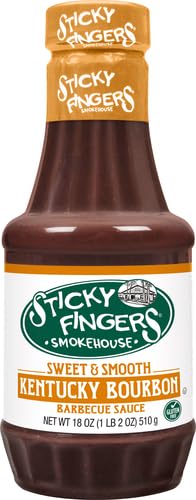 Sticky Fingers BBQ Sauce, Sweet Kentucky Bourbon, 18 OZ