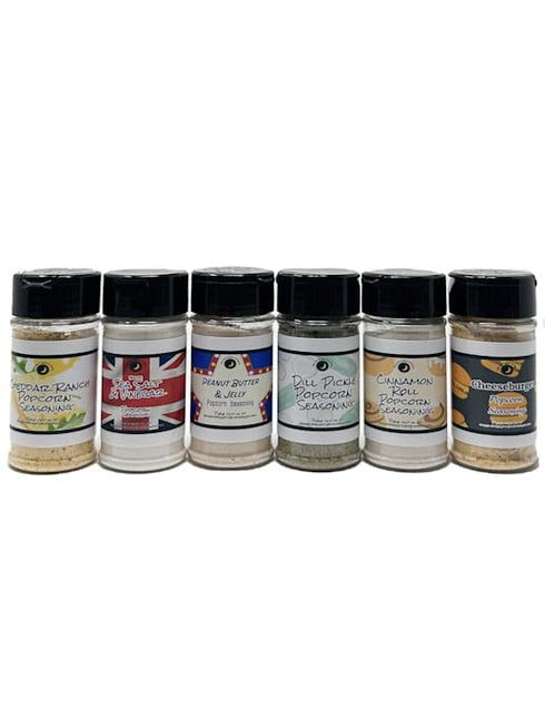 Premium | POPCORN SEASONING | Variety 6 Pack | Cheddar Ranch |