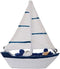 koTTIYA Nautical Theme Wood Ship Model Mini Sailboat Figurines Wooden Cake Topper for