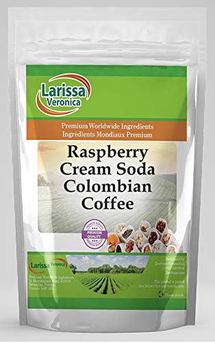 Larissa Veronica Raspberry Cream Soda Colombian Coffee (Gourmet, Naturally Flavored, Whole Coffee Beans) (8