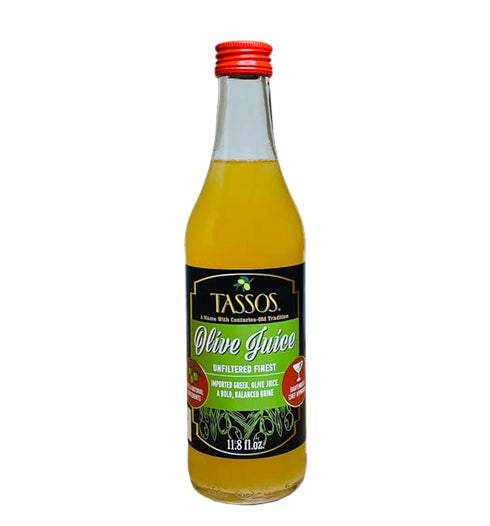 Tassos Unfiltered Finest Olive Juice, 11.8 oz