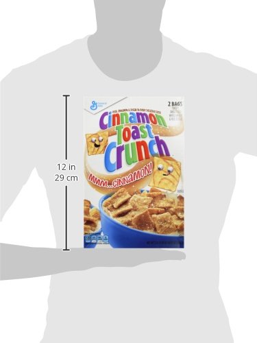 General Mills 2 43.75oz Cinnamon Toast Crunch Cereal Bags, box by