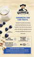 8.4 oz Quaker Instant Oatmeal Breakfast Cereal, Blueberries & Cream