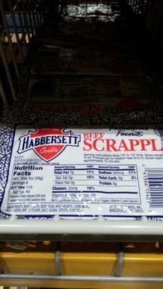 Habbersett Beef Scrapple 16 Oz (4 Pack)