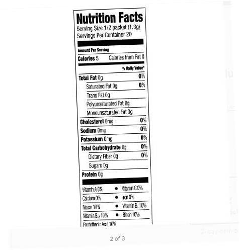 Great Value 4 count (40 packets) .10 pack Energy Acai Blueberry Sugar-Free Drink Mix: box