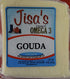 Generic 3 8 oz Nebraska Farmstead Cheese Block Piece Sampler | Gouda, Smoked Bacon, Jalapeno | Each | Made in Small