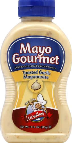 Woeber's 11 Woebers Mayonnaise, Toasted Garlic, Ounce