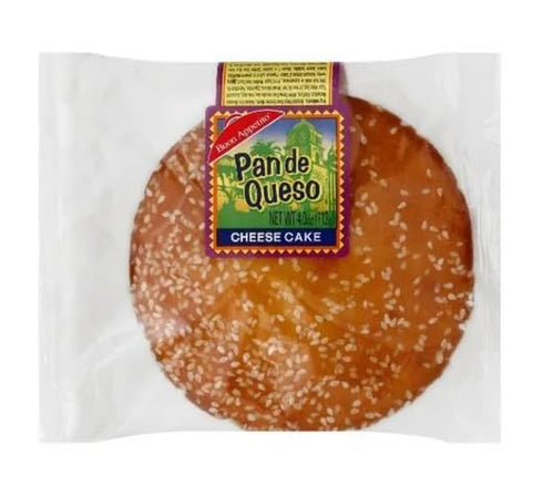Generic 4 oz 8 Count Pan de Queso Cheese Cakes, Individual Wrapped, Traditional Latin Style Cheese Bread Soft & Savory