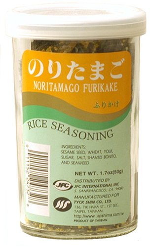 JFC Noritamago Furikake Rice Seasoning, 1.7-Ounce Jars, Pack of 4