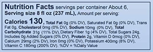 2 46 oz (6 Pack) Lyons ReadyCare Thickened Orange Juice for Dysphagia & Swallowing Difficulty - Nectar Consistency