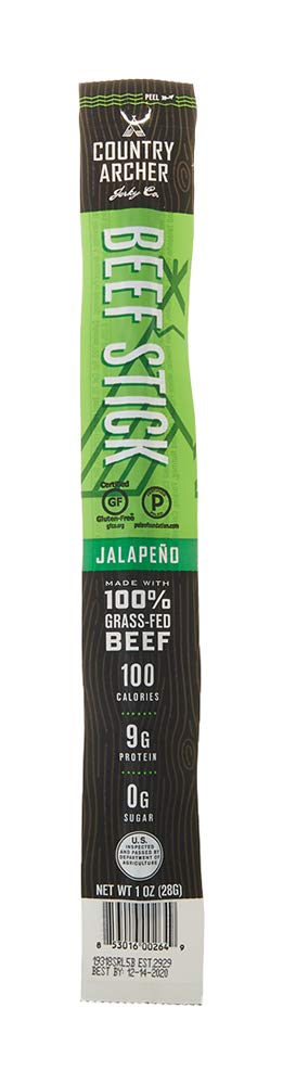 Country Archer, Beef Stick Oz, Jalapeno, 1 Ounce