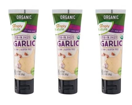 Generic Simply Nature Organic Garlic Stir-in Paste, 2.8 oz, Pack of 3