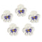 O'Creme Pansy Royal Icing Sugar Flower 1-1/4 Inch - for Cake Decorating