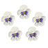 O'Creme Pansy Royal Icing Sugar Flower 1-1/4 Inch - for Cake Decorating