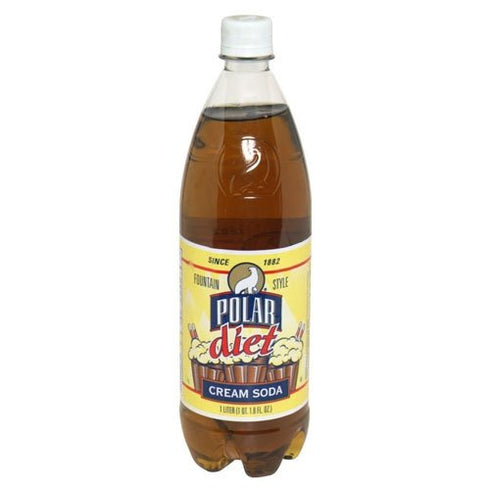POLAR Cream Diet Soda 12 Pack