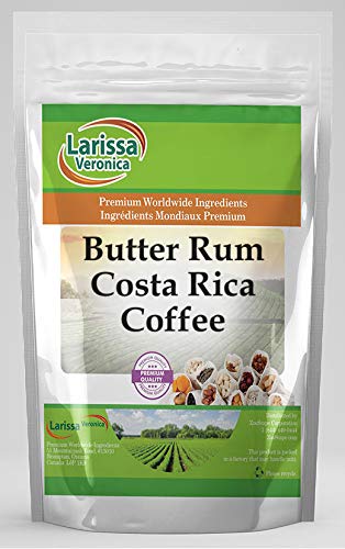 Larissa Veronica Butter Rum Costa Rica Coffee (Gourmet, Naturally Flavored, Whole Coffee Beans) (8