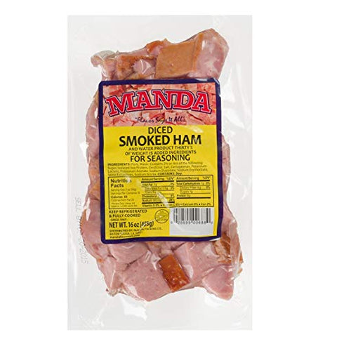 Creole Foods Manda Fine Meats (Diced Ham, 1lb)