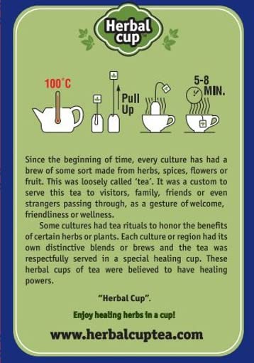 Herbal Cup Ayurveda Balanced Tea, Organic Health & Body Focused Teas, No Caffeine, 16 Count (Pack of 6)