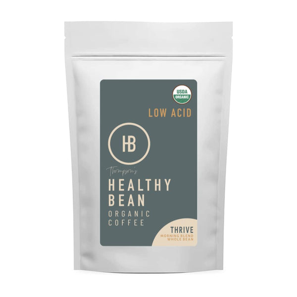 Healthy Bean Coffee Thrive Morning Blend - Whole Bean Low Acid Coffee