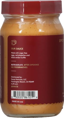 8 (Pack 2) TRUFF Black Truffle Infused Spicy Mayonnaise, FL