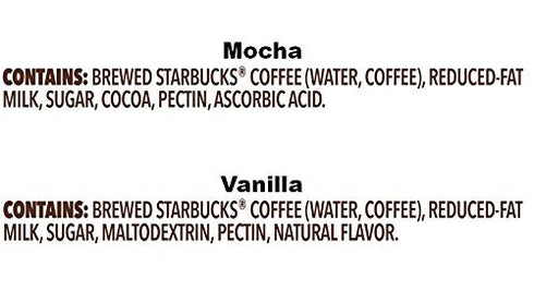 2 Pack, 9.5 Oz (15 Count) Starbucks Frappuccino, Flavor Variety Fl